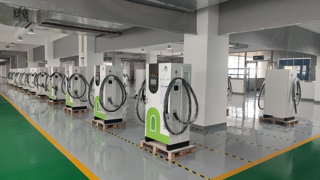 Double Connectors for 2 Cars 30 Kw Commercial Charging Station CCS Fast Charging Stations