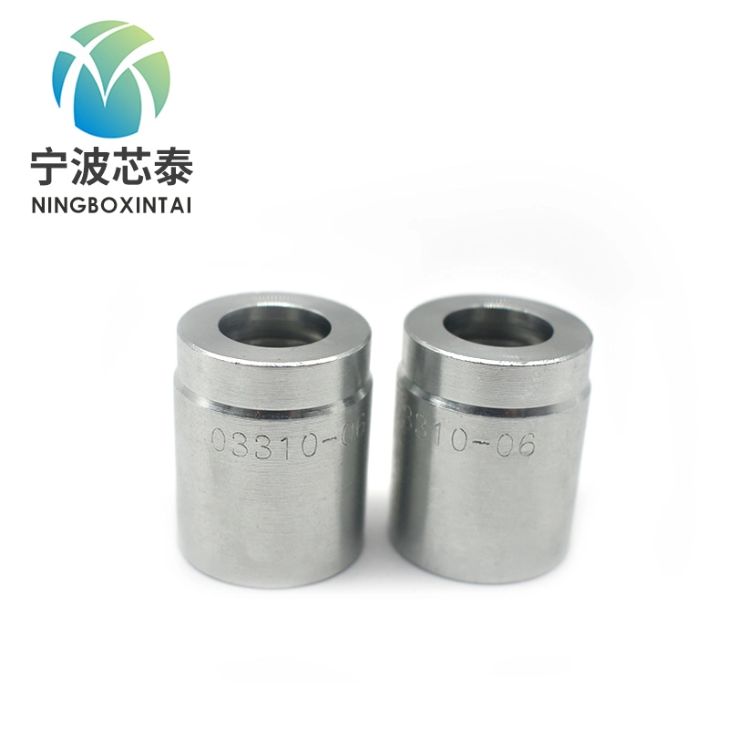 Carbon Steel Ferrules 03310 for R2 2sn Two Wires Hydraulic Hoses SAE 100r2at/En 853 2sn
