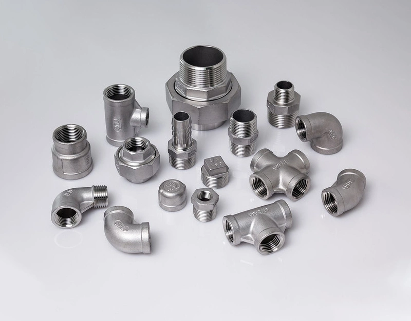 Casting Pipe Fitting Plumbing 304 Hex Double Nipple Threaded Stainless Steel Material Hexagon/Hex Nipple Connector Threaded Water Tube SS304 316 Accessories