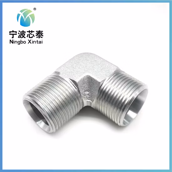 90deg Metric Elbow Fitting Male Metric to Male NPT Hose Connecter 1cn9 Interlock Ferrule for DIN 20023 4sh. R12 Hose Adapter Brass Adapter Male