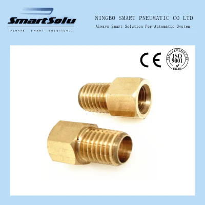 Brass 1/8 1/4 3/8 1/2 3/4 Female to Male Threaded Hex Bushing Reducer Copper Pipe Fitting Water Gas Adapter Coupler Fitting