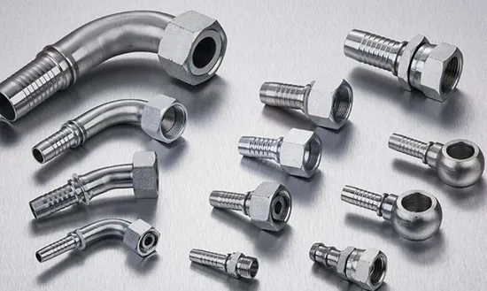 90 Degree Bend Metric Female 24 Degree Cone O-Ring L. T. Hydraulic Hose Fitting 20491