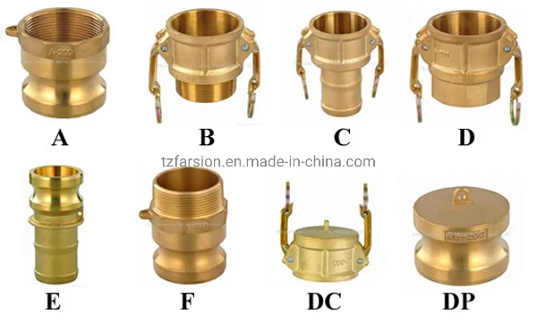 Brass Camlock Coupling Quick Couplings Female Type C