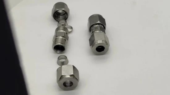 Stainless Steel Double Ferrule Male Connector, Stainless Steel Double Ferrules Metric Tube 2 mm to 38 mm Male Thread Connectors